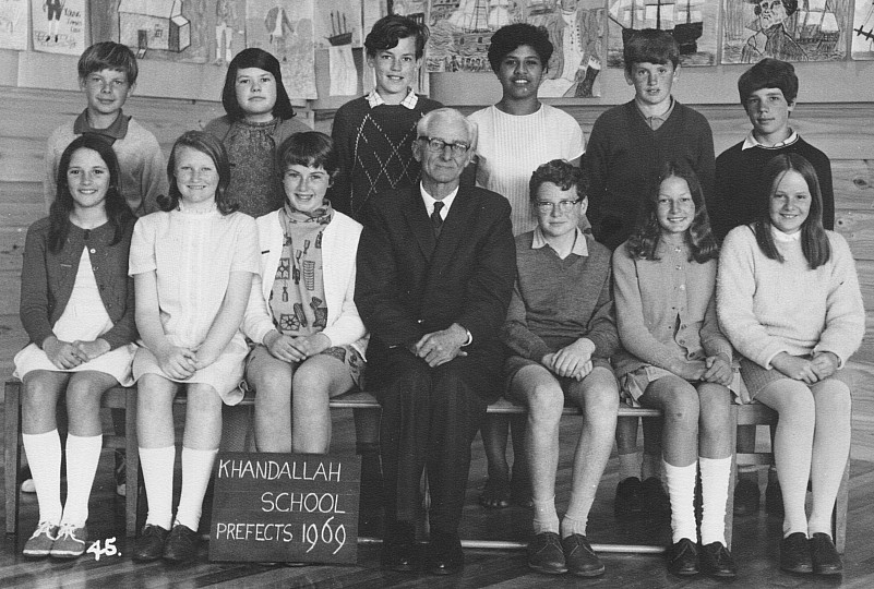 Khandallah School Prefects 1969 - click on image for larger picture